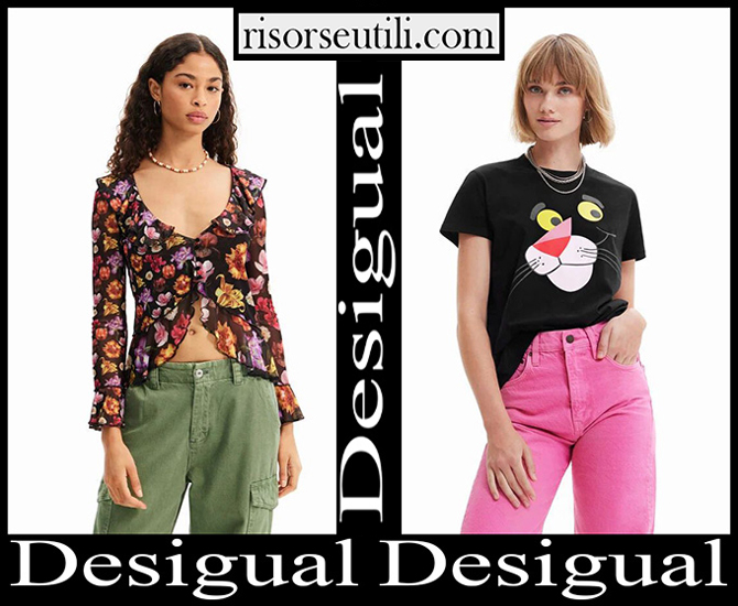 New arrivals Desigual t shirts 2023 women's fashion