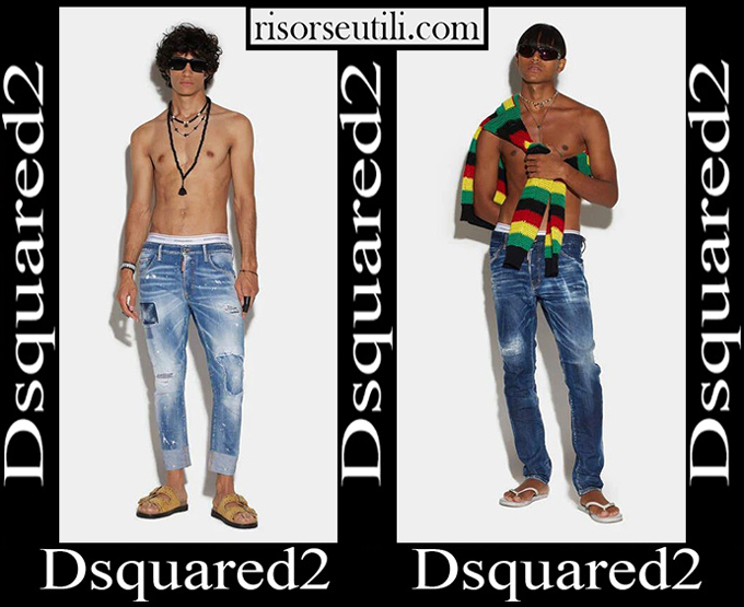 New arrivals Dsquared2 jeans 2023 men's fashion denim