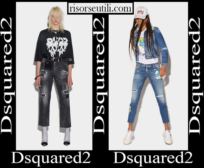 New arrivals Dsquared2 jeans 2023 women's fashion denim