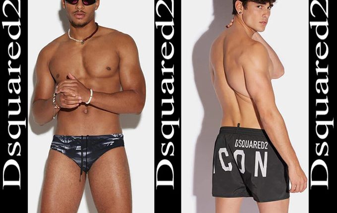New arrivals Dsquared2 swimwear 2023 men’s beachwear