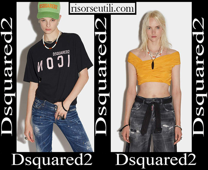 New arrivals Dsquared2 t shirts 2023 women's fashion