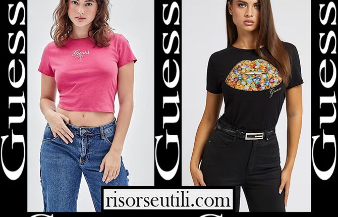 New arrivals Guess t shirts 2023 women’s fashion