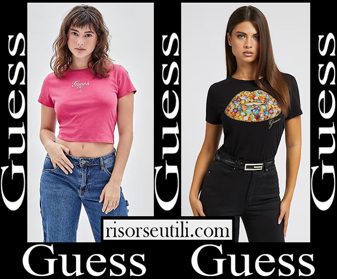 New arrivals Guess t shirts 2023 women's fashion
