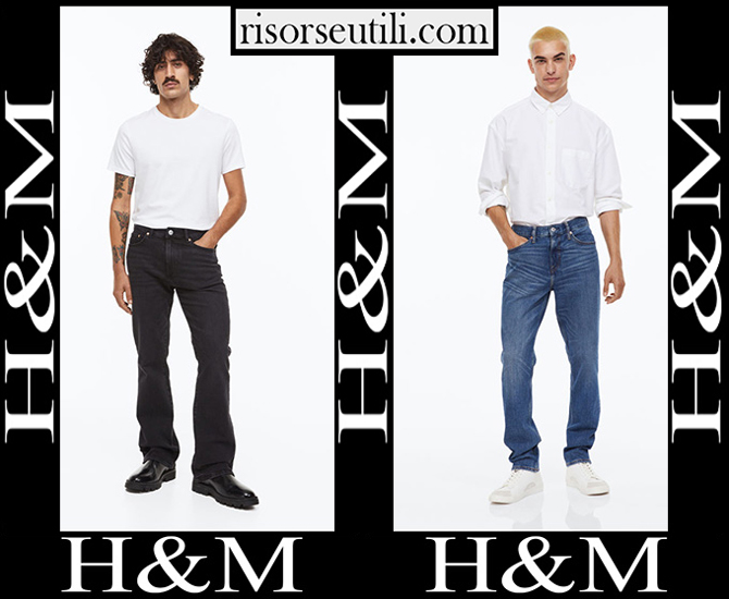 New arrivals HM jeans 2023 men's fashion denim