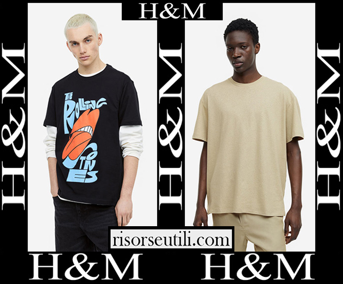 New arrivals HM t shirts 2023 men's fashion clothing