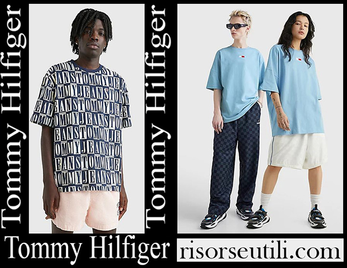 New arrivals Tommy Hilfiger t shirts 2023 men's fashion