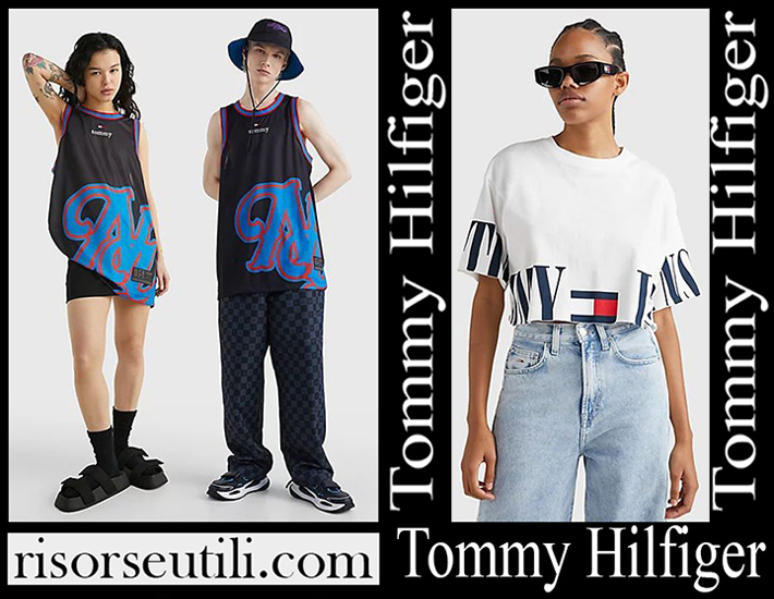 New arrivals Tommy Hilfiger t shirts 2023 women's fashion