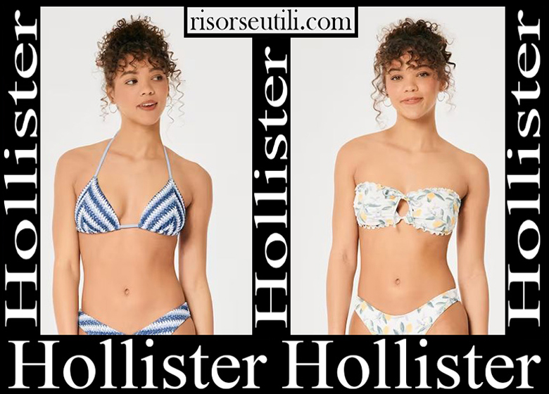 New arrivals Hollister bikinis 2023 women's swimwear