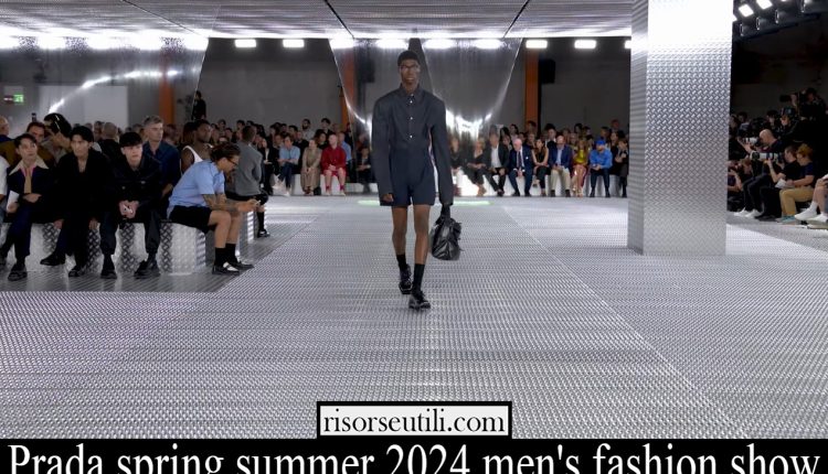 Prada spring summer 2024 men’s fashion show