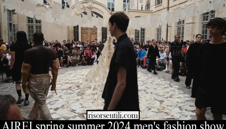 AIREI spring summer 2024 men’s fashion show