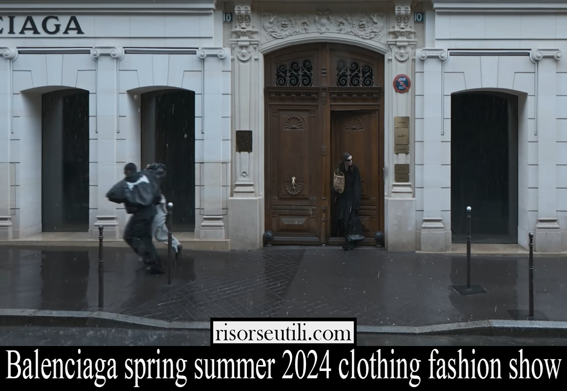 Balenciaga spring summer 2024 clothing fashion show