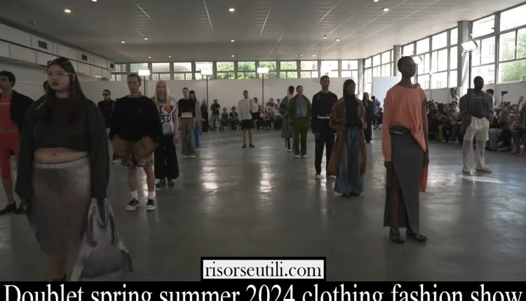 Doublet spring summer 2024 clothing fashion show