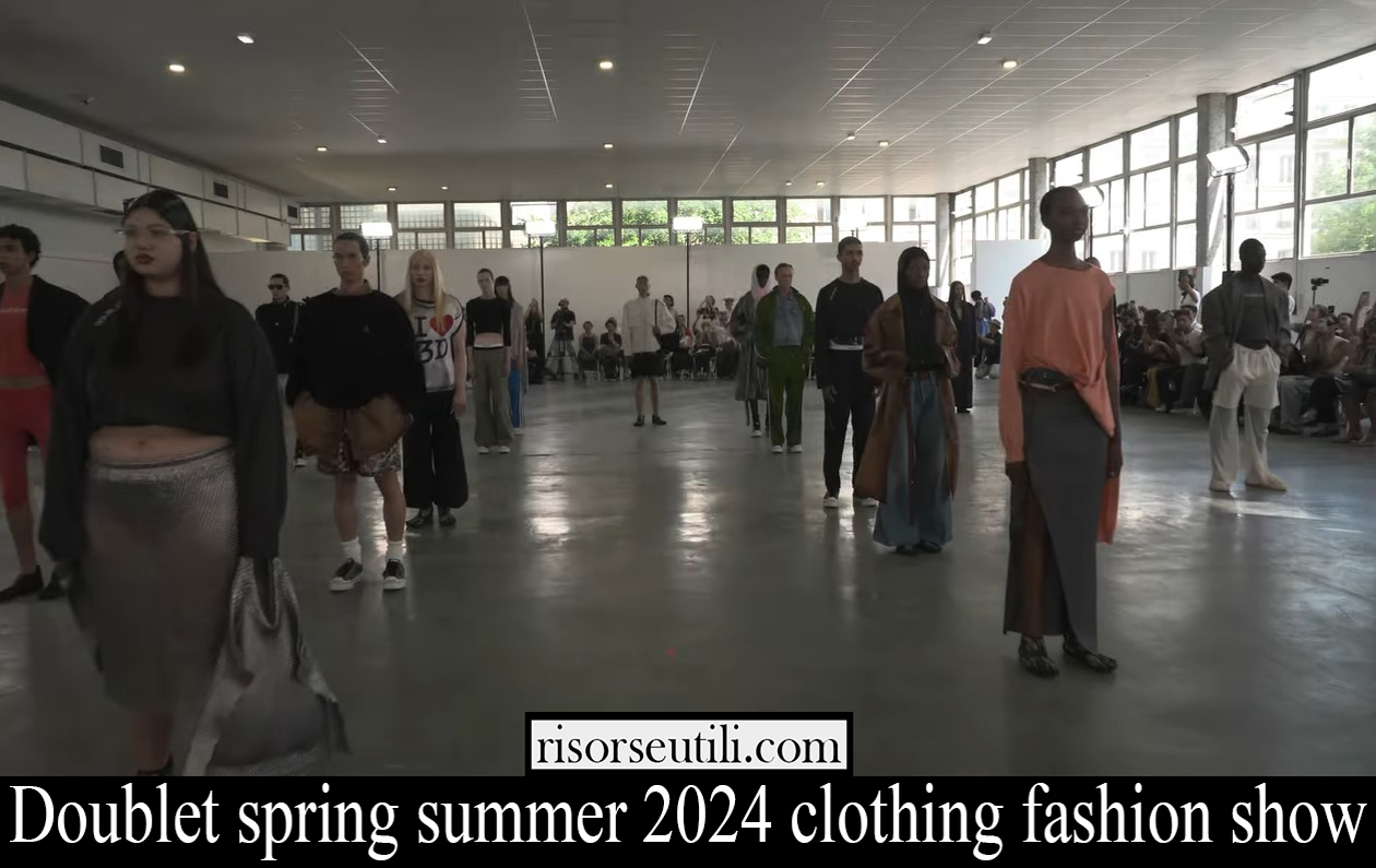 Doublet spring summer 2024 clothing fashion show