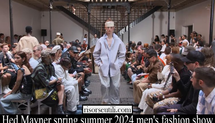 Hed Mayner spring summer 2024 men’s fashion show