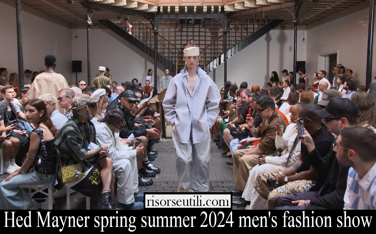 Hed Mayner spring summer 2024 men's fashion show