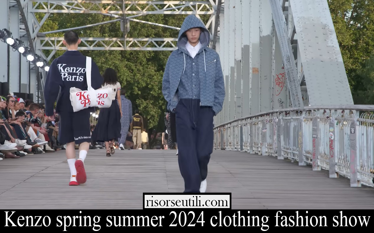 Kenzo spring summer 2024 clothing fashion show