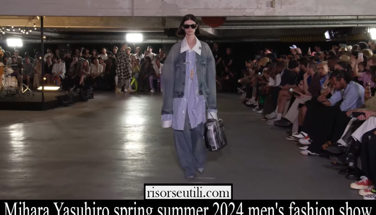 Mihara Yasuhiro spring summer 2024 men’s fashion show