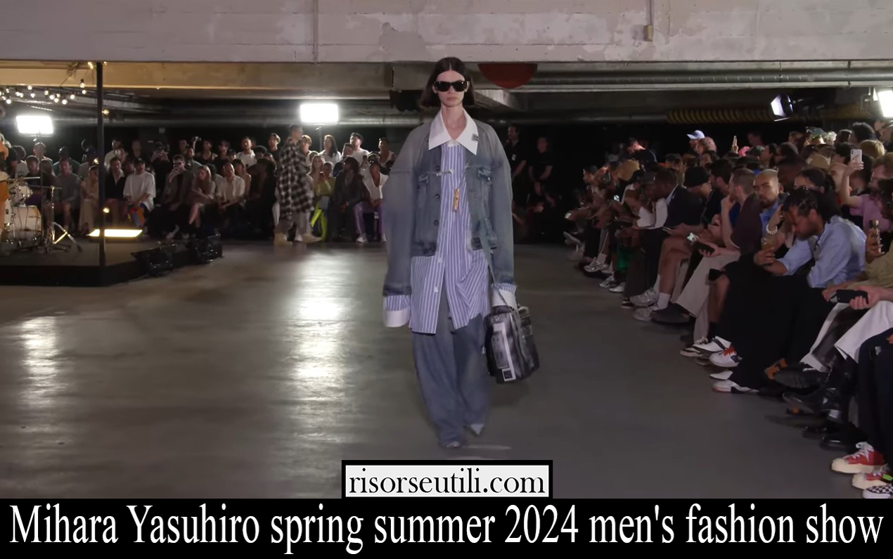 Mihara Yasuhiro spring summer 2024 men's fashion show