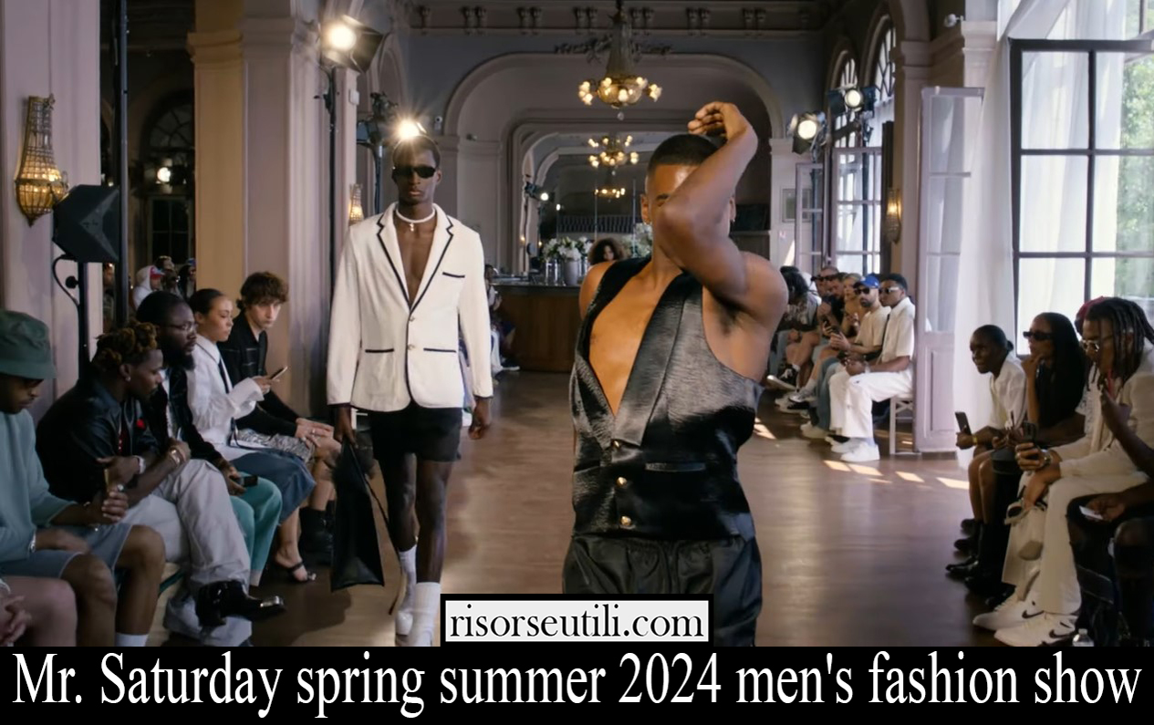 Mr. Saturday spring summer 2024 men's fashion show