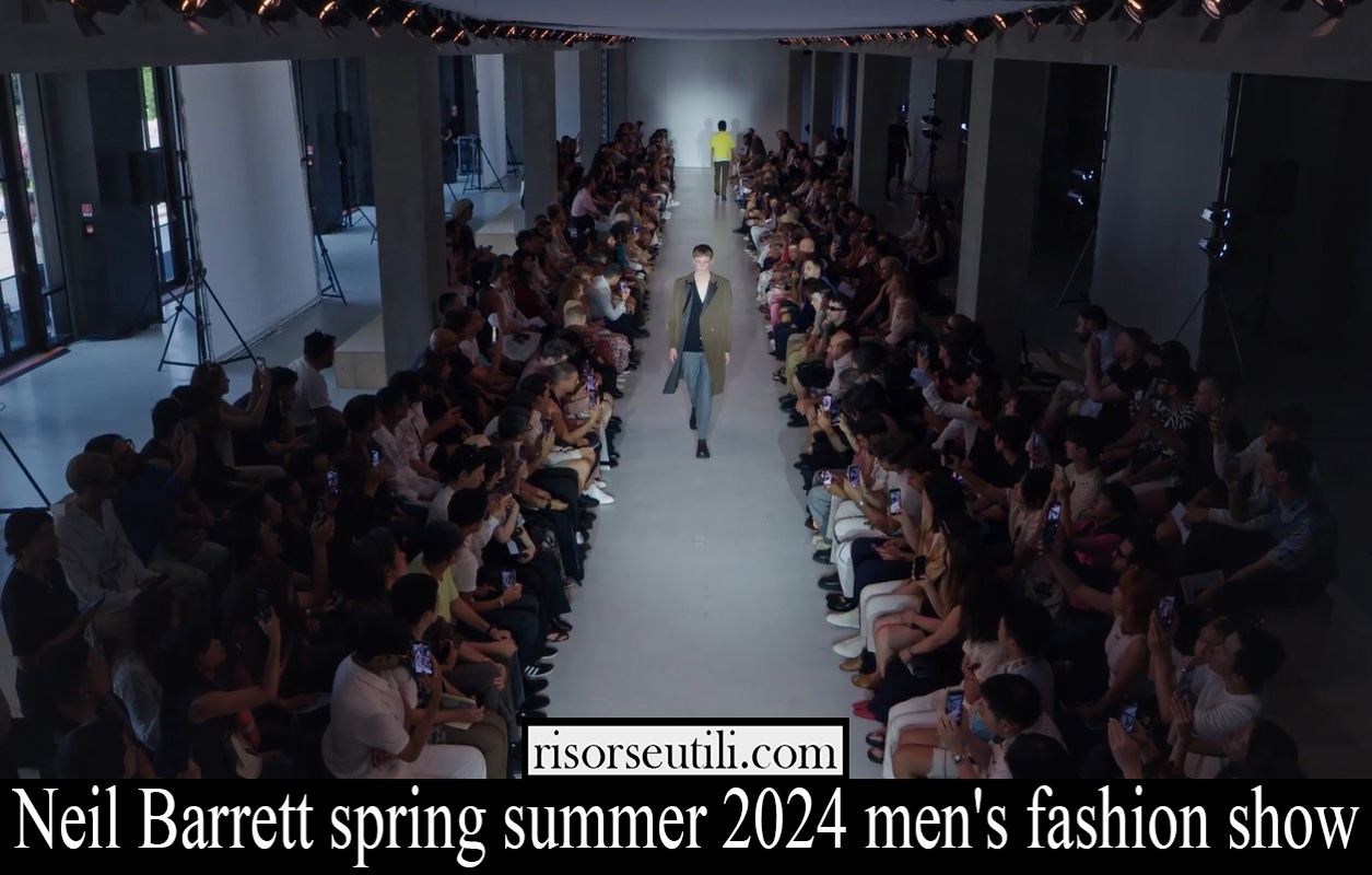 Neil Barrett spring summer 2024 men's fashion show