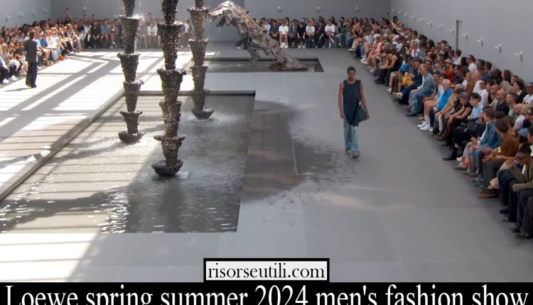 Loewe spring summer 2024 men’s fashion show