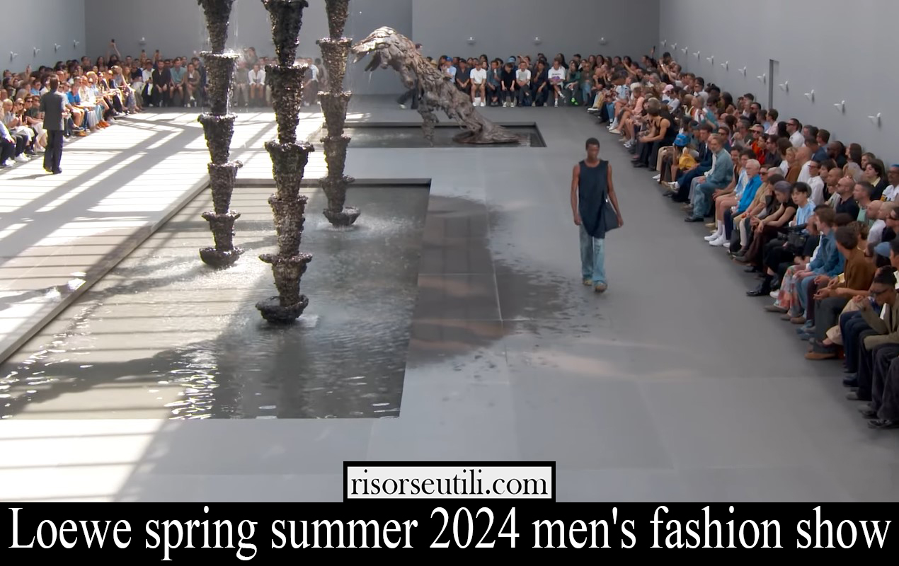 Loewe spring summer 2024 men's fashion show