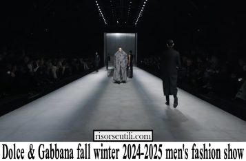 Dolce Gabbana fall winter 2024-2025 men’s fashion show