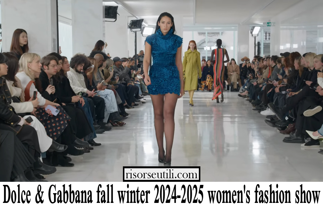 Dolce Gabbana fall winter 2024 2025 women's fashion show