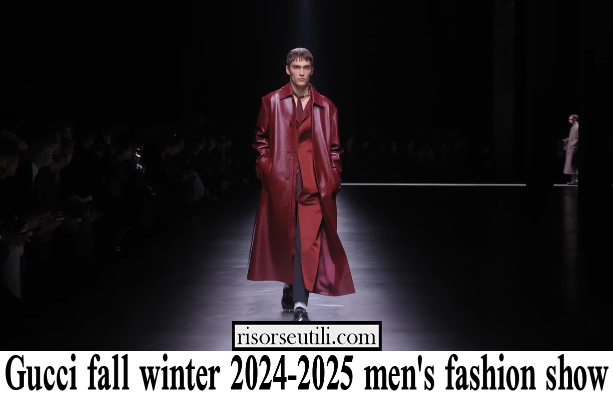 Gucci fall winter 2024 2025 men's fashion show