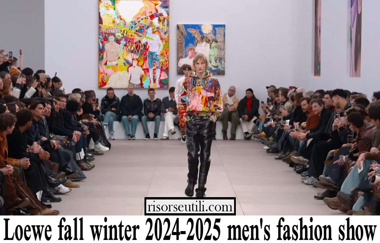 Loewe fall winter 2024 2025 men's fashion show