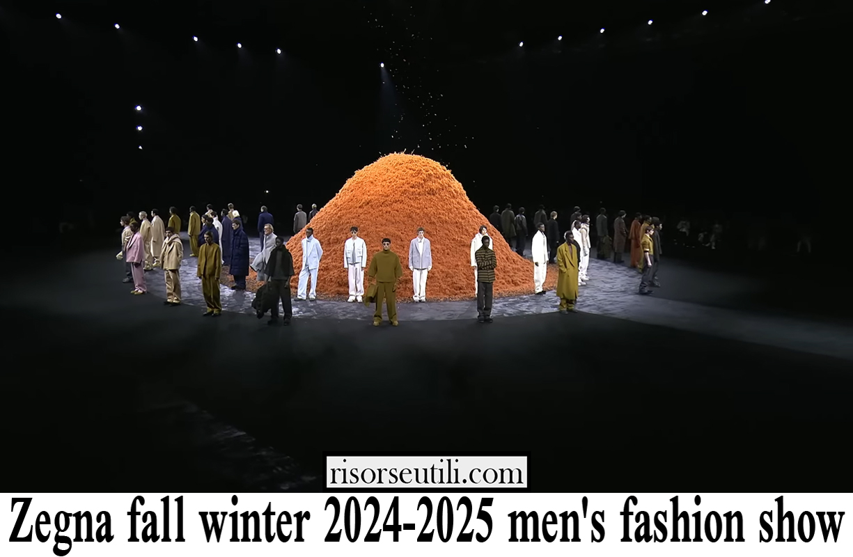 Zegna fall winter 2024 2025 men's fashion show