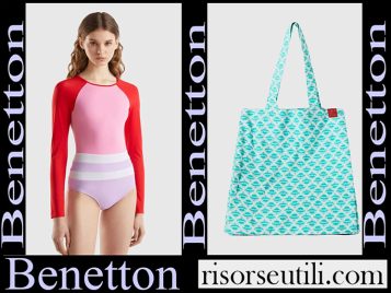 New arrivals Benetton beachwear 2024 women’s swimwear