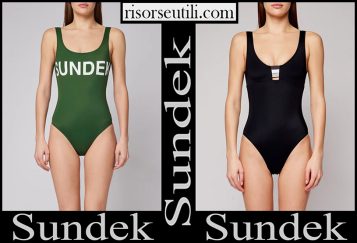 New arrivals Sundek swimsuits 2024 women’s swimwear