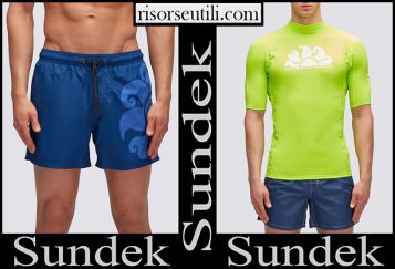New arrivals Sundek swimwear 2024 men’s beachwear
