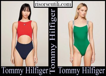 New arrivals Tommy Hilfiger swimsuits 2024 women’s swimwear